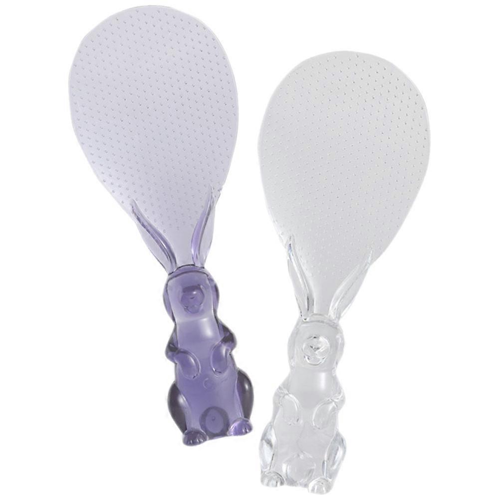 Rice Paddle with Bumps Design for Kitchen Use Standing Multifunction Serving Spoon Assorted Color