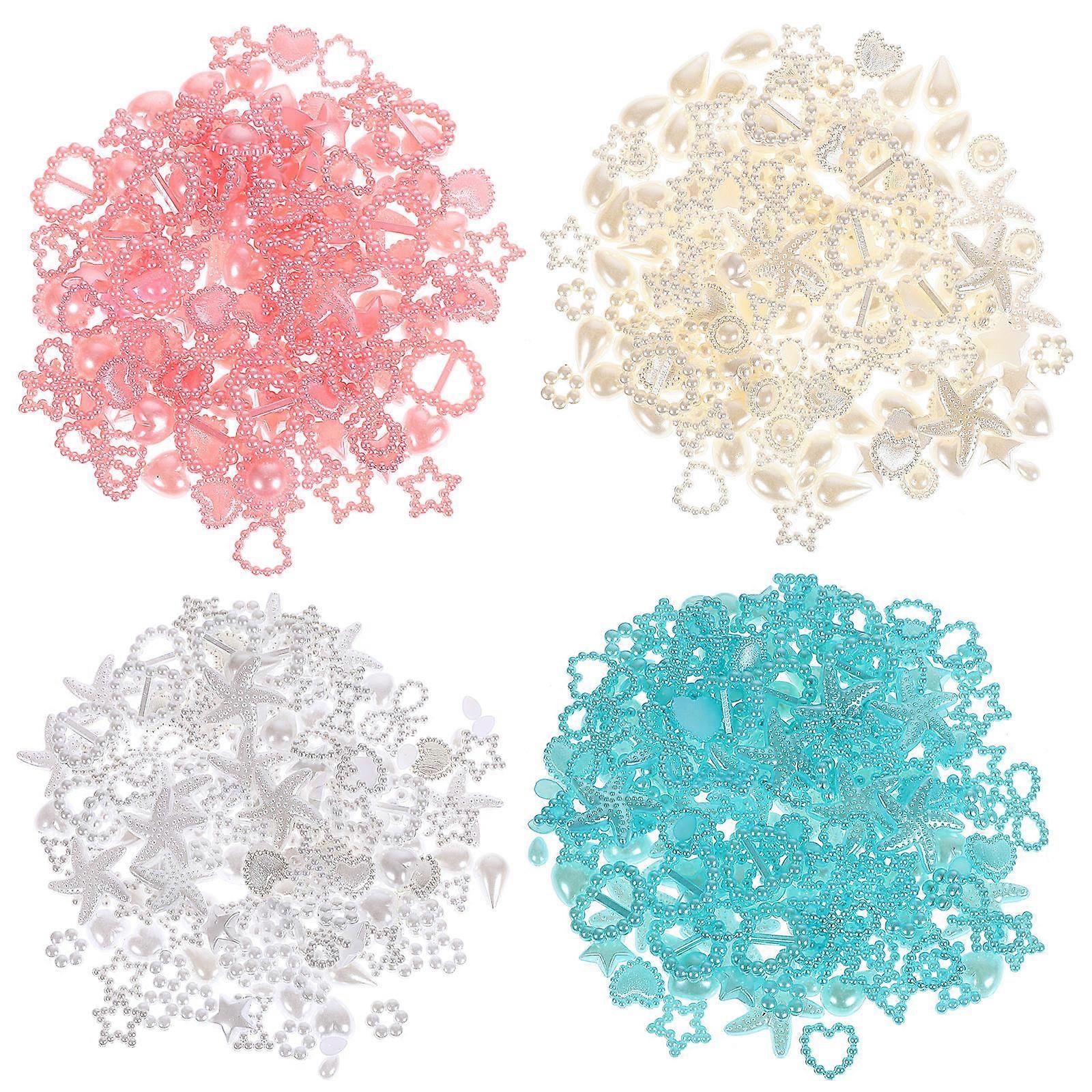 Jewelry Making Charms Star Charms For Nails Mothers Decorative 4 Sets Assorted Color