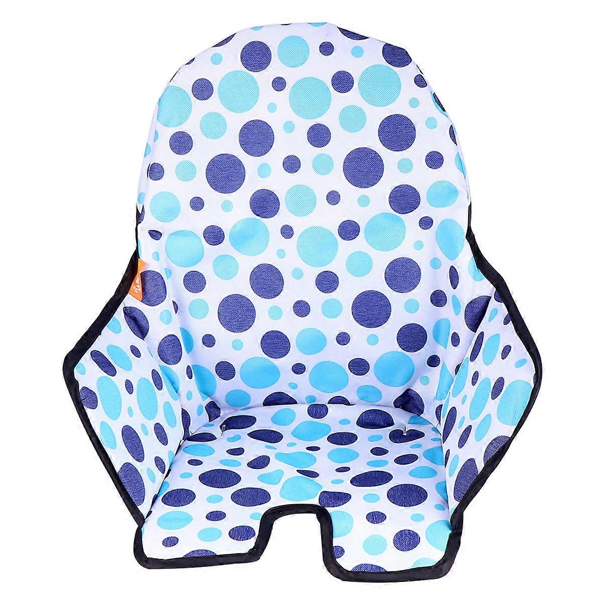 Durable Breathable Cushion for Boy Girl – Comfortable High Chair Insert with Soft Blue Fabric Seat Cover for Home, Restaurant, and Hotel Use