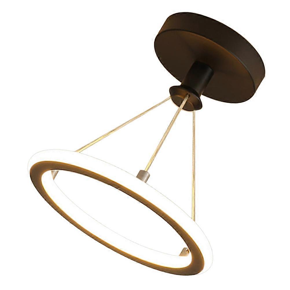 LED Ceiling Lamp Modern Style Ceiling Light Fixture Round Black Design Lighting 1Pcs