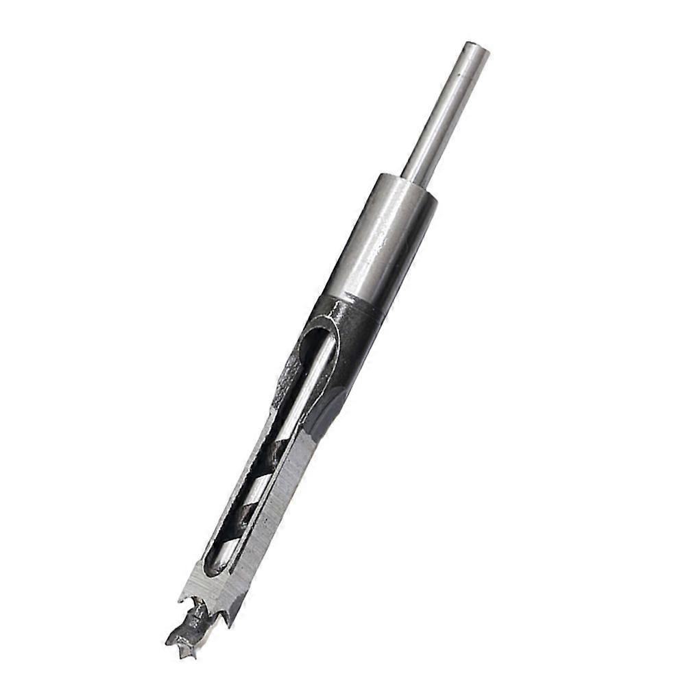 10mm Square Hole Self Centering Hinge Drill Bit Hole Puncher for Woodworking Tool Silver