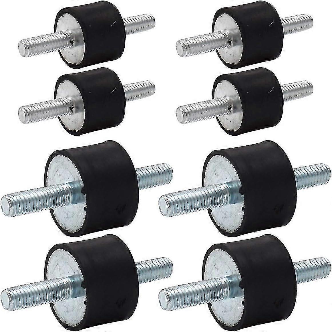 Kauçuk İzolasyon Takozları, 8 M8 M6 Titreşim Önleyici Kauçuk Amortisörler Paketi Araba Tekne Bobinleri için Titreşim Sönümleyici (30 * 20mm, 20 * 15mm)