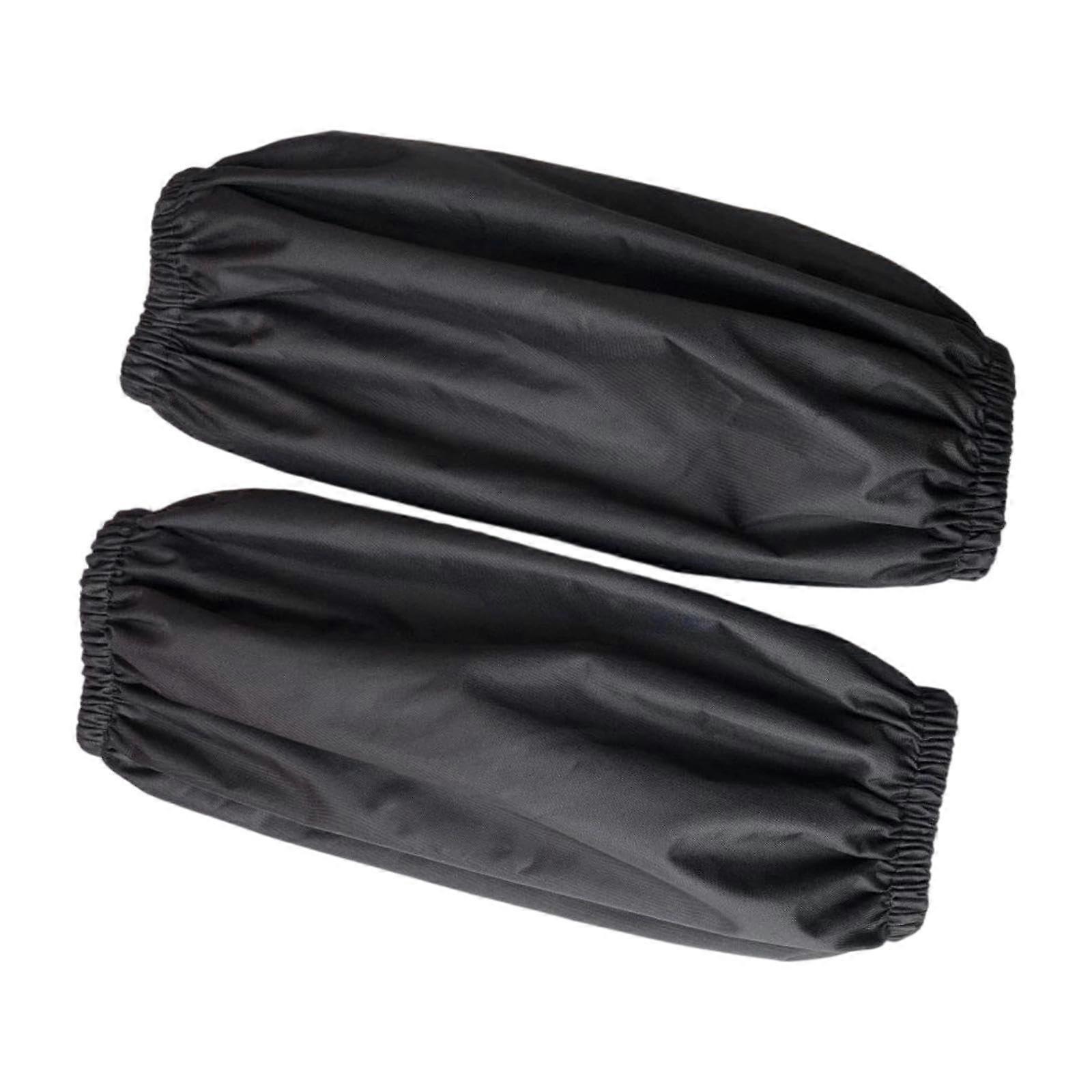 Waterproof arm guards for children in art and calligraphy, black