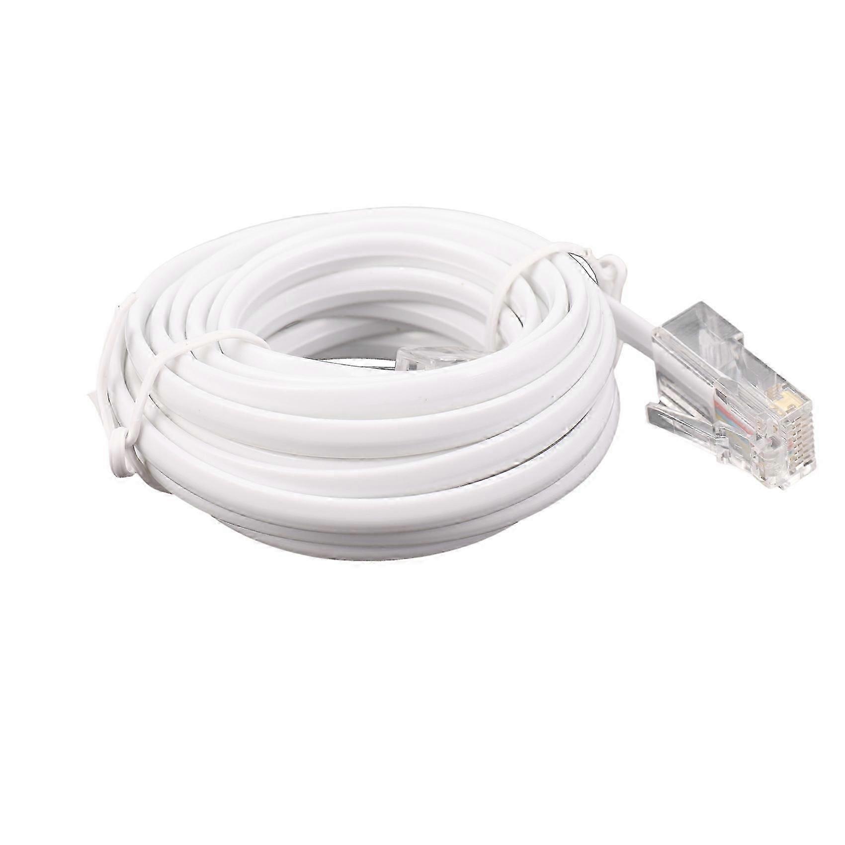 RJ11 6P4C na RJ45 8P4C Modulární telefonní internetový prodlužovací kabel 3 metry