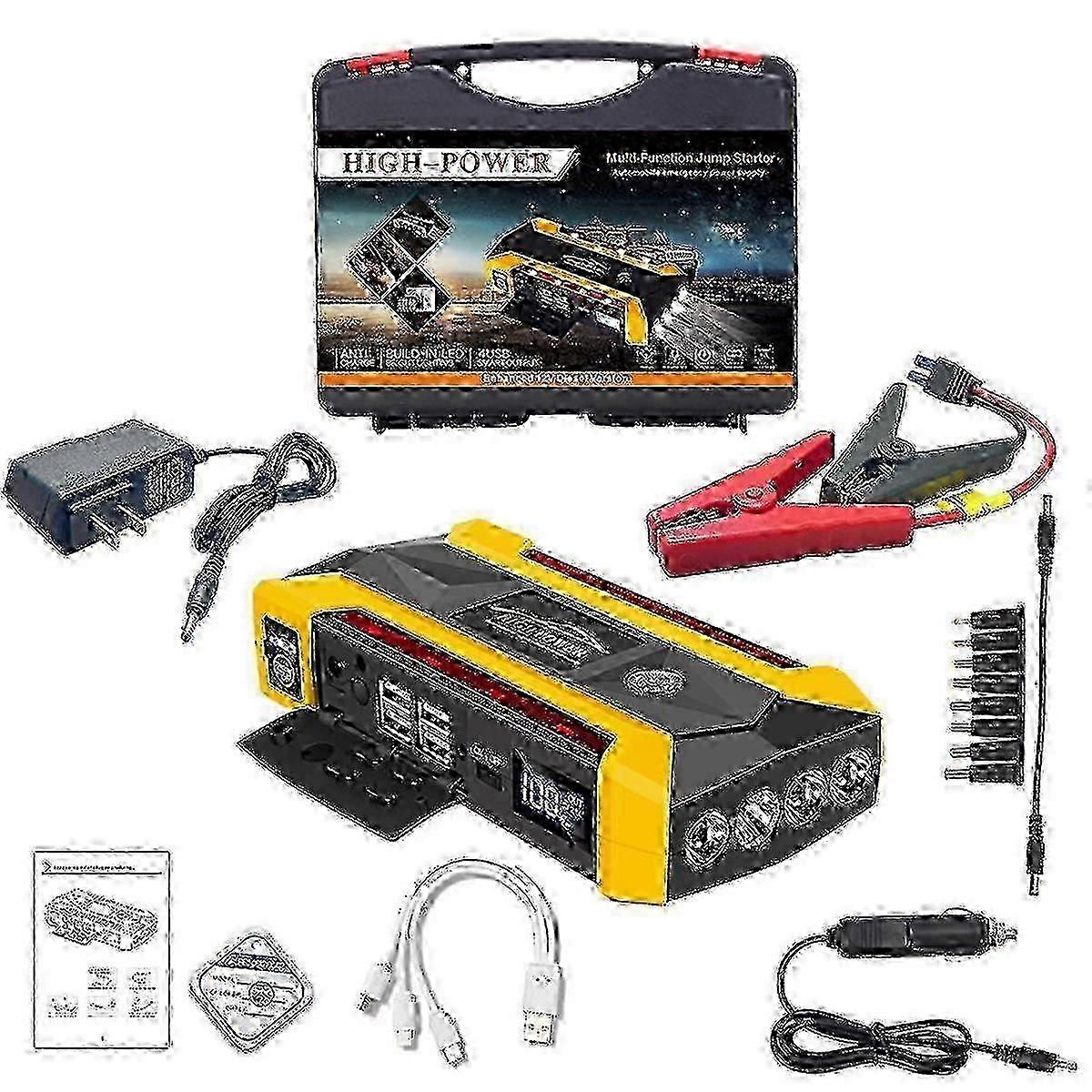 89800mah Car Jump Starter Power Bank - 12v nødbatterilader for biler / varebiler / lastebiler (bærbar hoppboks)_jc -CN 2025