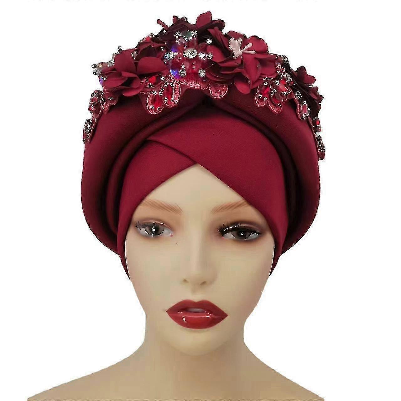 2025 African Print Satin Bonnet With Long Ribbon Wrap Double Layer Headwrap
