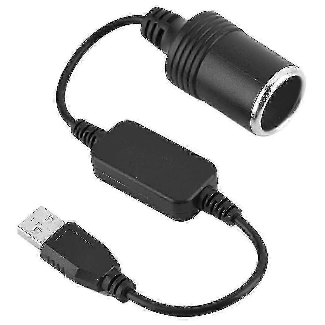USB 5V to 12V Converter for Tachograph Devices - Lighter USB to Lighter Converter
