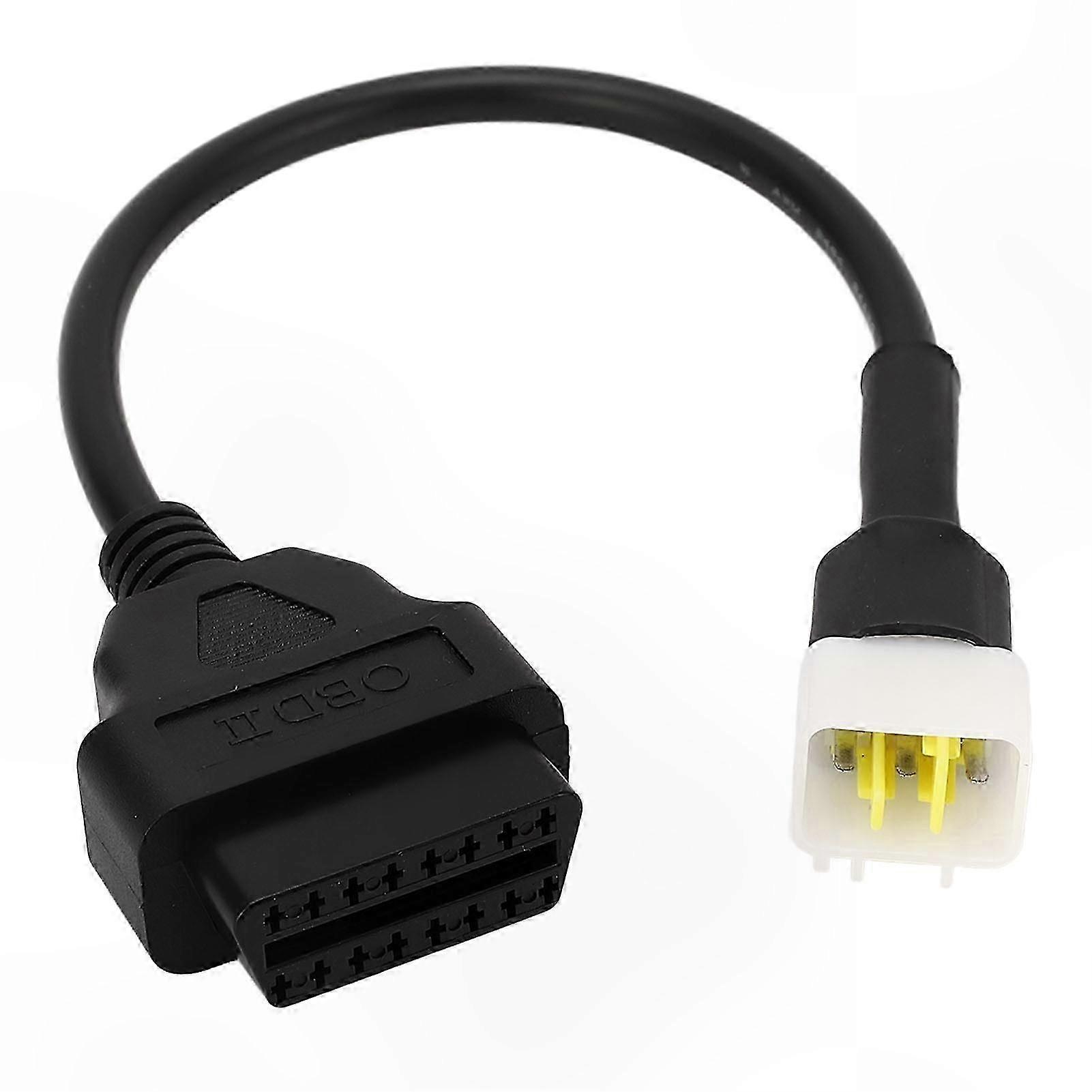 6pin to 16pin OBD2 Scanner Adapter Cable for Motorcycle Diagnostics