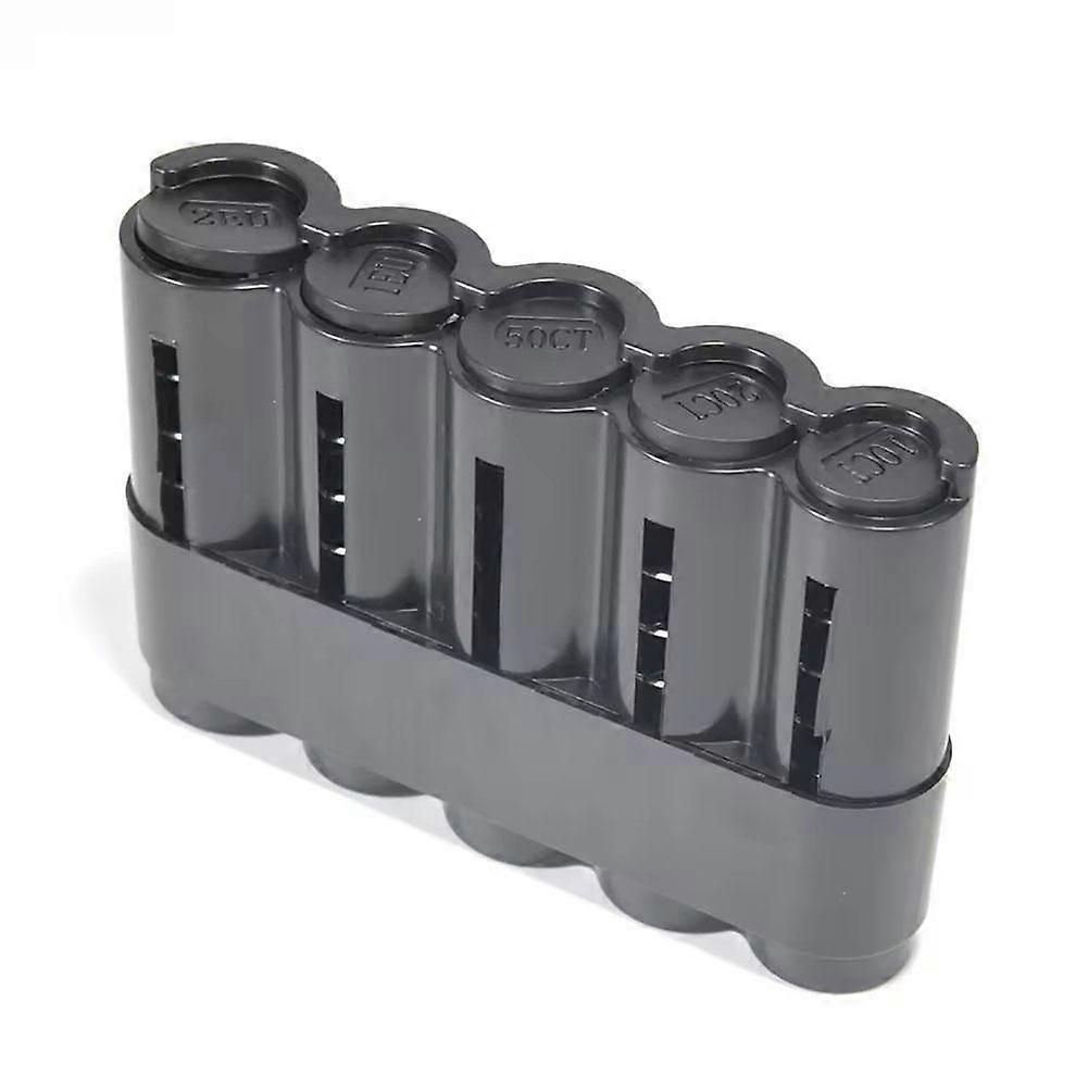 Coin Collection Box, Coin Separation Box, 5-compartment Coin Collection Box
