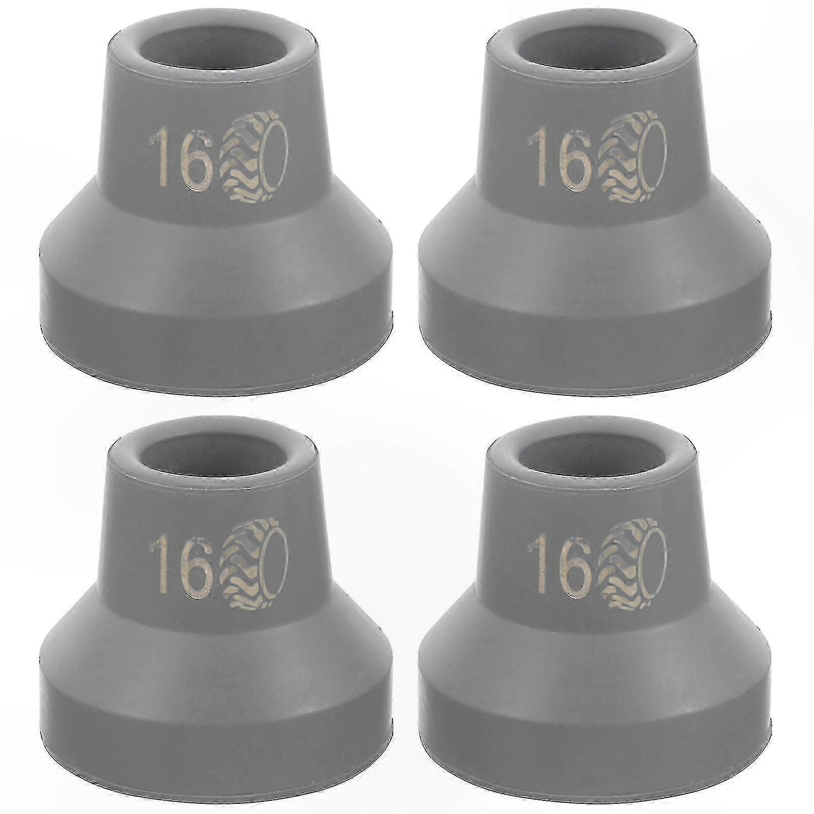 4-Pack Non-Slip Cane and Crutch Replacement Tips for Enhanced Stability and Durability