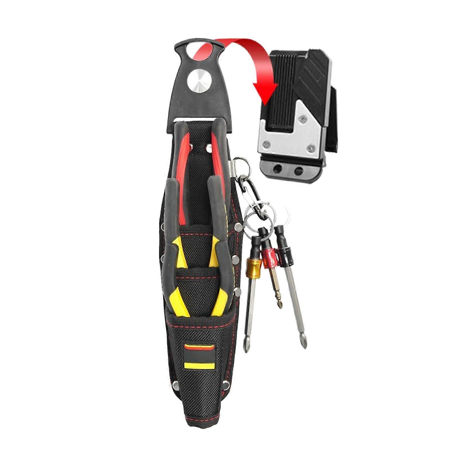 Waterproof Tool Bag - Compact Durable Installer Pouch for Construction Electricians Mechanics Home Crafts with Multiple Pockets