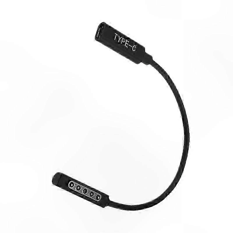 USB C Female to Type C PD Charging Cable for Surface Pro 1/2 Tablets