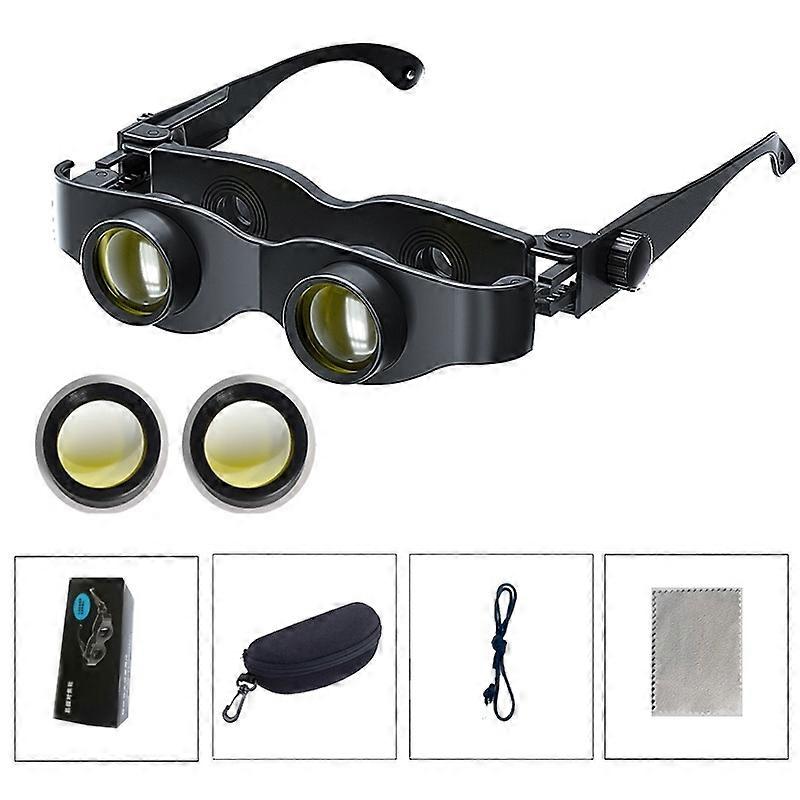 3X Fishing Binoculars Adjustable Focus With Yellow Polarised Lens With Yellow Polarised Lens