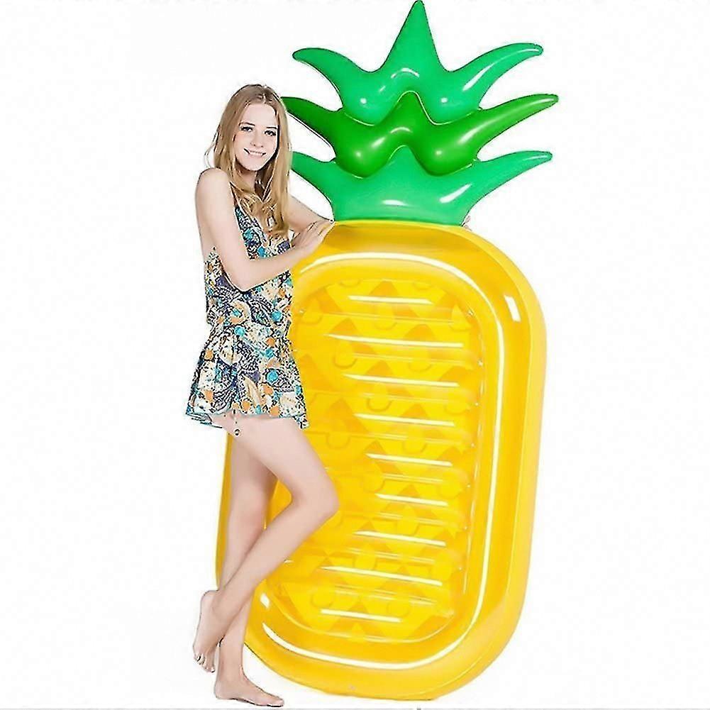 Inflatable PVC Pine Pool Lounger for Adults - Fun Beach Swim Toy for Summer, River, and Pool Party Decoration