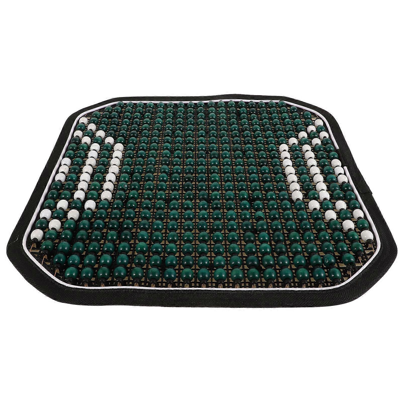Breathable Wooden Beads Car Seat Cushion Summer Cooling Mat for Truck Seats Ergonomic Office Chair Cushion Easy to Clean Comfort Enhancer