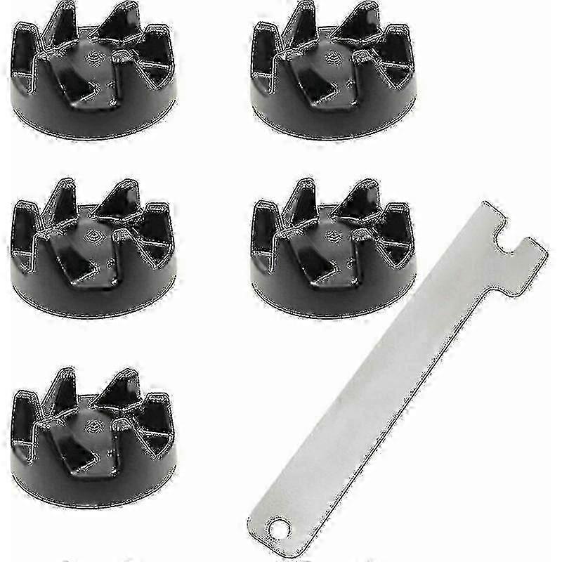 5 Pack Mixer Rubber Coupler Clutch with Removal Tool Set