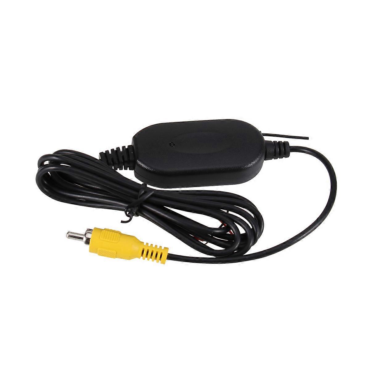 Wireless Video Transmitter and Receiver for Car Rear Camera 2.4G 150M Range Black PC