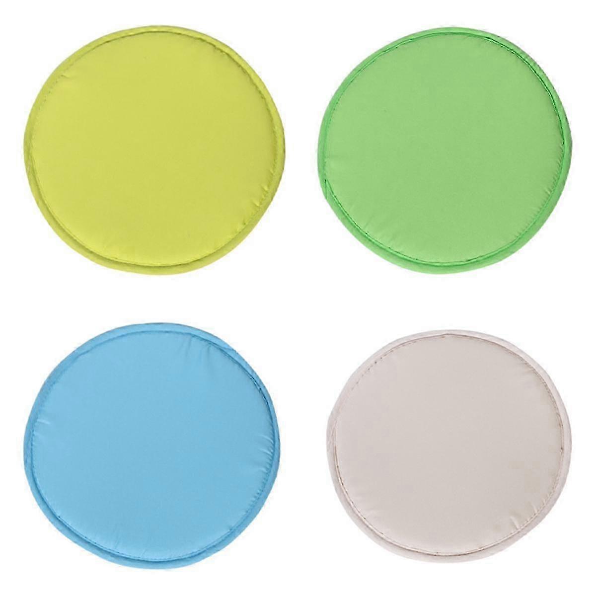 4pcs Hiking Sitting Pad Camping Seat Cushion Portable Seats Small Round Seat Pad for Outdoor Picnic Stadium D