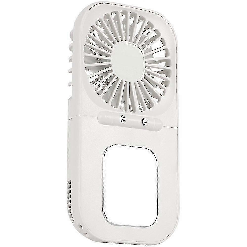 Type B E6 Mini Handheld Neck Hanging Fan with Cold Compress Function - Foldable Summer Cooling Fan