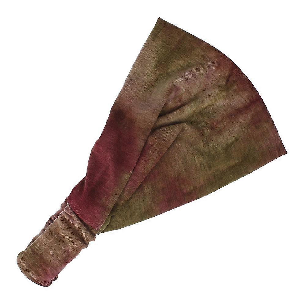 Yoga headband, fabric material with tie-dye technique, comfortable, beautiful and full of vitality