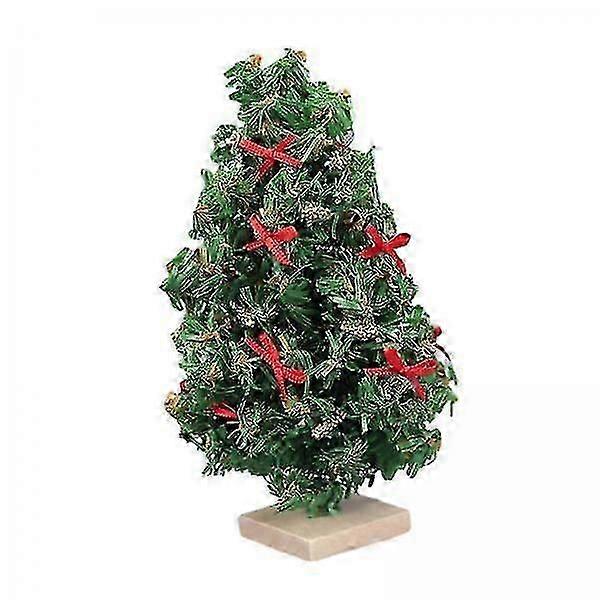 2xSimulation 1:12 Dollhouse Christmas Tree Doll House Decor for Home Desktop