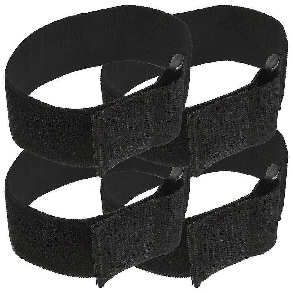 Arm Strap, 4 Pcs Multipurpose Adjustable Elastic Loop Cinch Straps with Hook and Loop