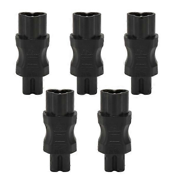 5 pcs IEC320 C6 to C7 Socket Connector Power Adapters Power Supply Head Converter for PDU Case UPS Computer Socket