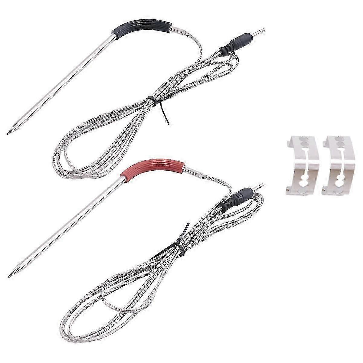 2-Pack Repalcement Meat Probe for Weber Grill and Smoker,Temperature Probe with Probe Clip Accessori