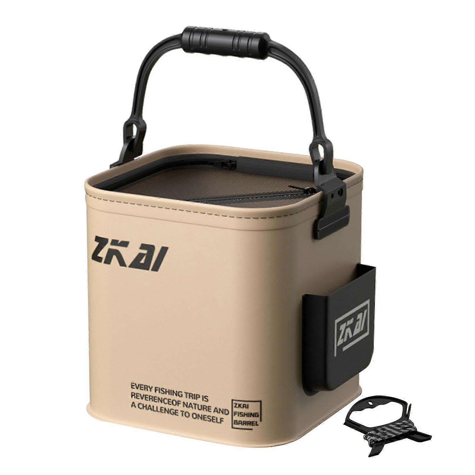 foldable fish bucket for outdoor activities large capacity