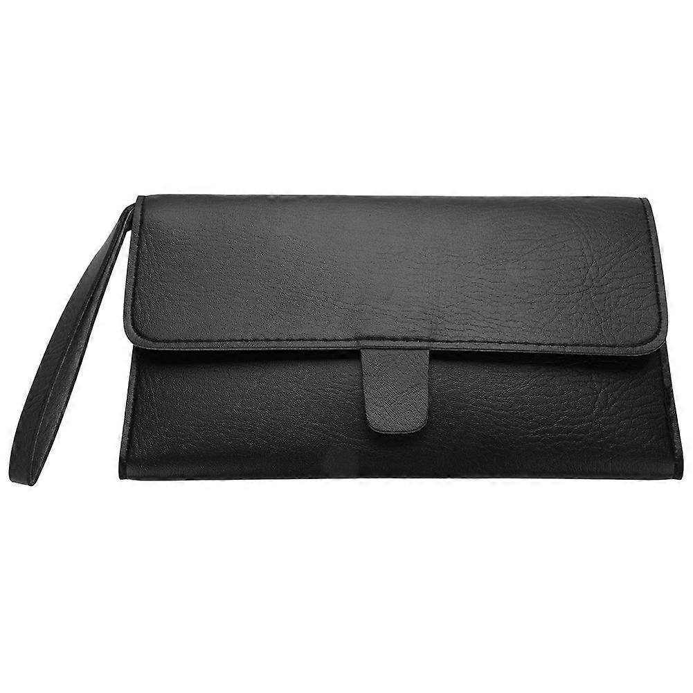 Professional Portable Multifunctional Hairdressing Tools Scissors Comb Storage Case Black Travel Case Salon Kit