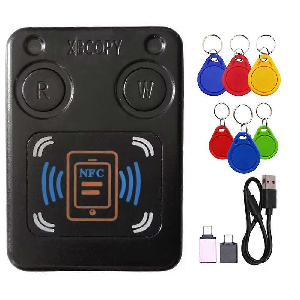 NFC RFID Smart Chip Card Reader Copier+3XUID/CUID Keychain IC 13.56Mhz ID 125K 250K 375K RFID Token