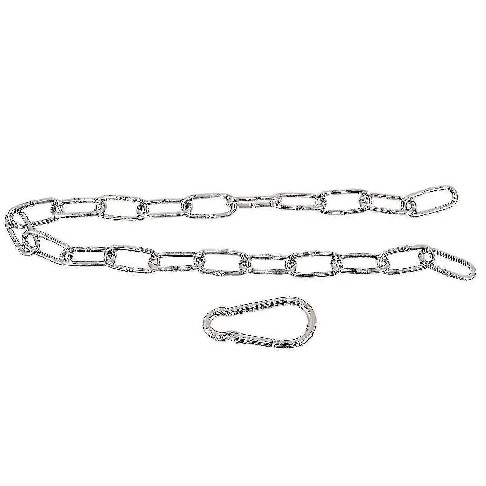 Fitness Pulley Chain Cable Attachment for Tricep Press Down Bar - Gym Machine Accessory