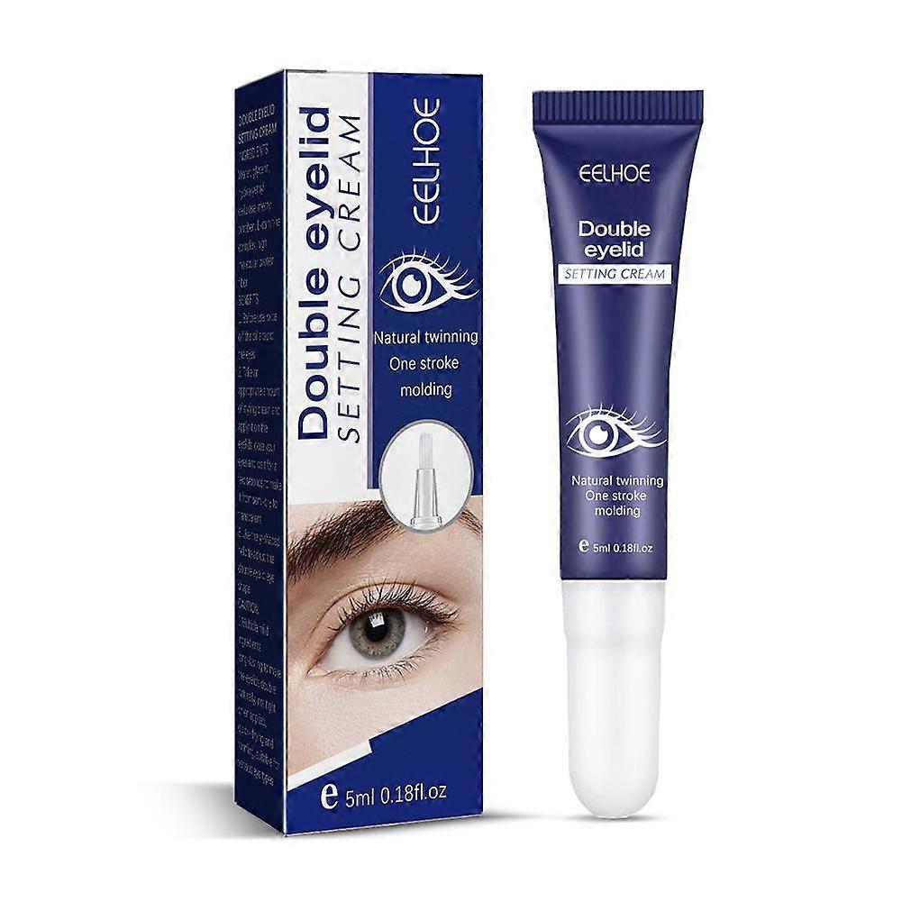 Double Eyelid Shaping Cream 5ml Instant Eye Lift Styler Invisible Non-Sticky Formula For Natural Looking Defined Monolids
