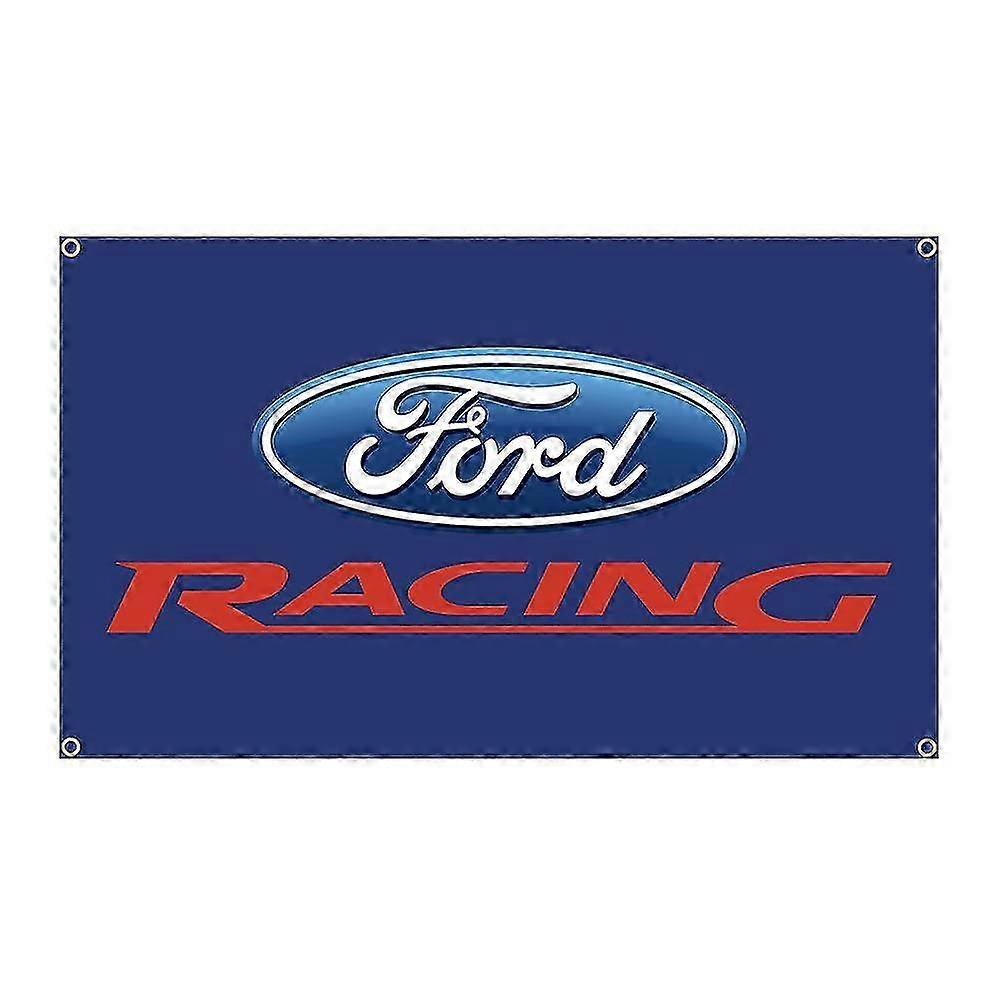 90x150cm Fords Racing Performance Flag Polyesterový tištěný cross-country banner do garáže nebo venkovní dekorace