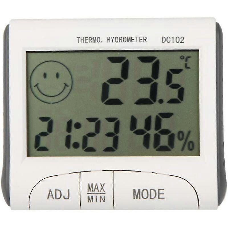 ELLE LCD Room Thermometer Mini LCD Digital Indoor Thermometer Hygrometer