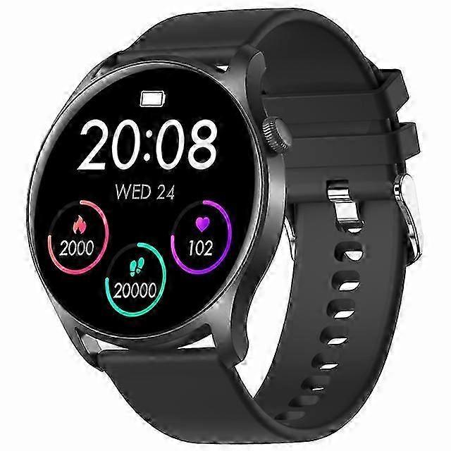 "Round Adult Smart Watch Max8 Full Touch Screen Sports Fitness Tracker Waterproof Adult's Smartwatch Adult for Android iOS"