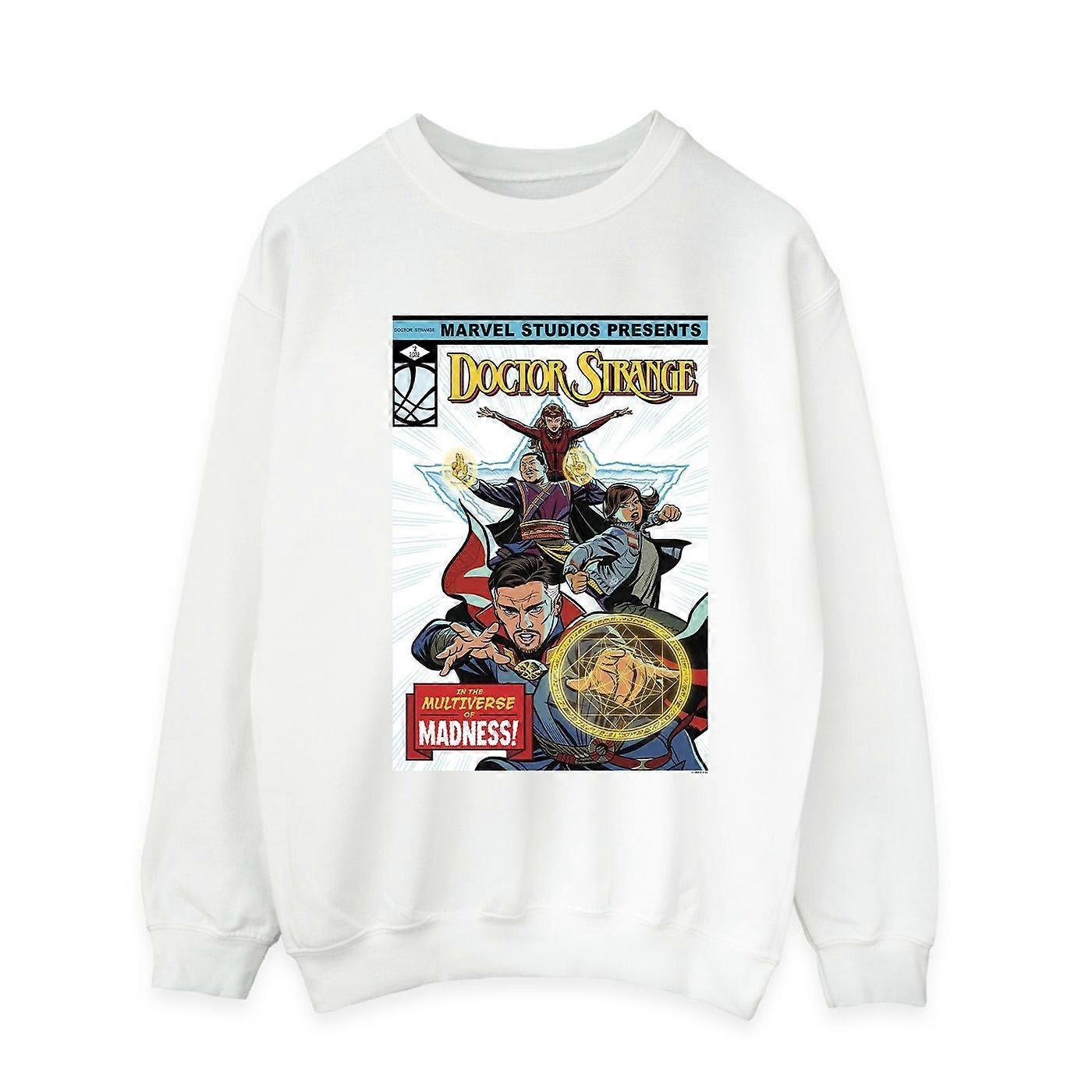 Moletom com Capa de Quadrinhos do Doutor Estranho para Homens da Marvel