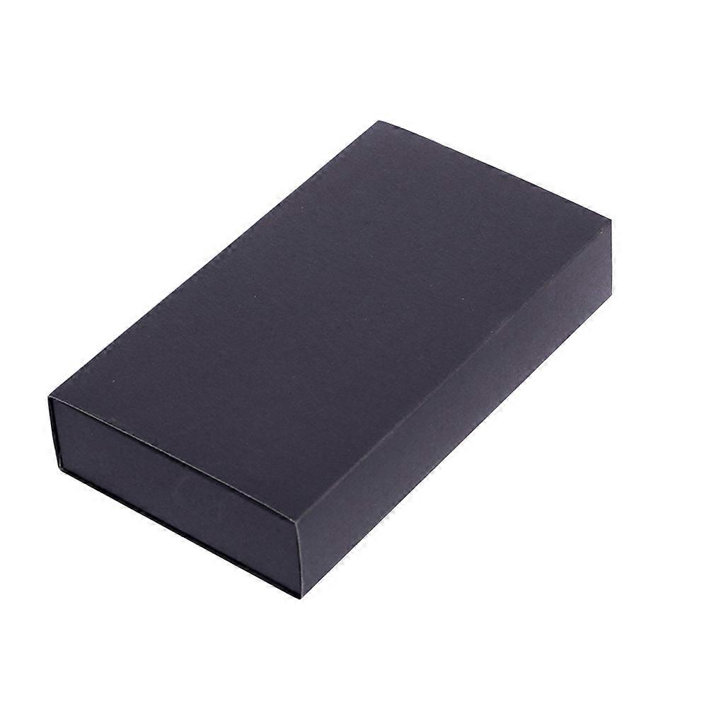 Handmade Paper Box Kraft Paper for Storage Use 20Pcs Black