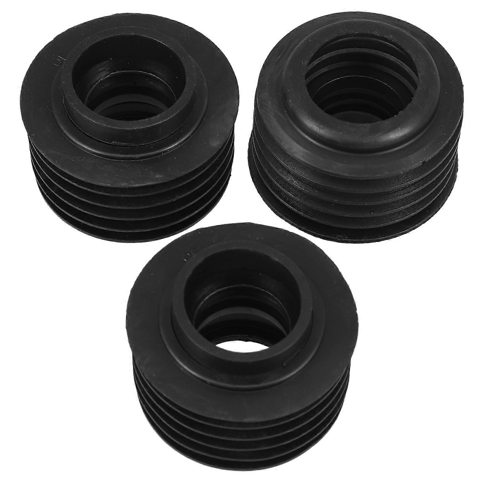 Toilet Ring Seal Ring Rubber for Leak Prevention 6Pcs Bathroom Plumbing