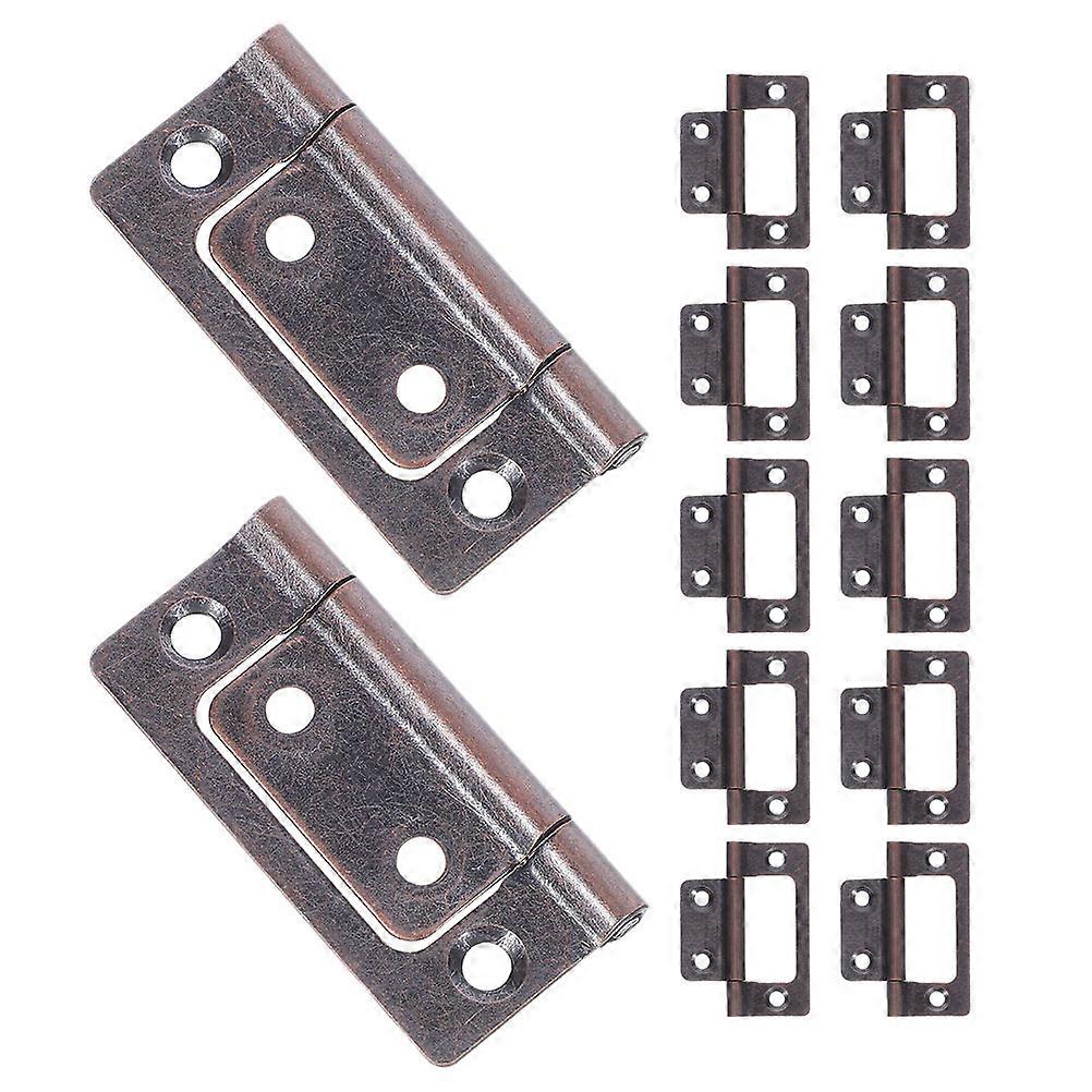Heavy Duty Cabinet Hinges for Kitchen Cabinets Silent Flush Design 24Pcs