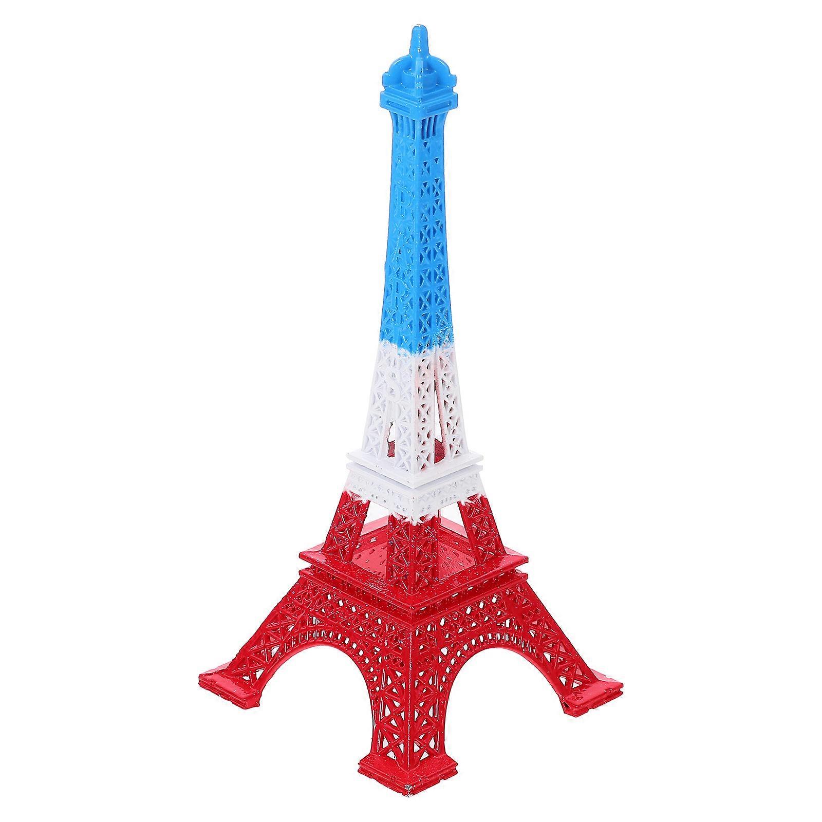 Eiffel Tower Ornament Alloy Desktop Decor for Home 3Pcs Pack