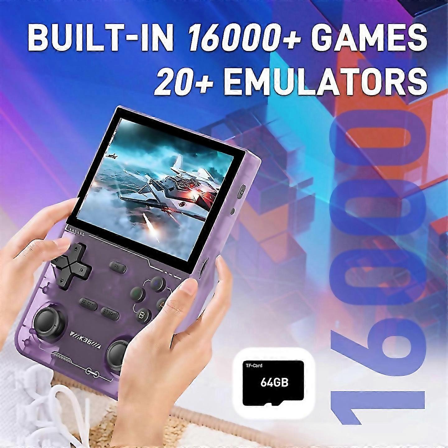 For K36 Handheld Retro Game Console For Pspmamen64 Video Game Player