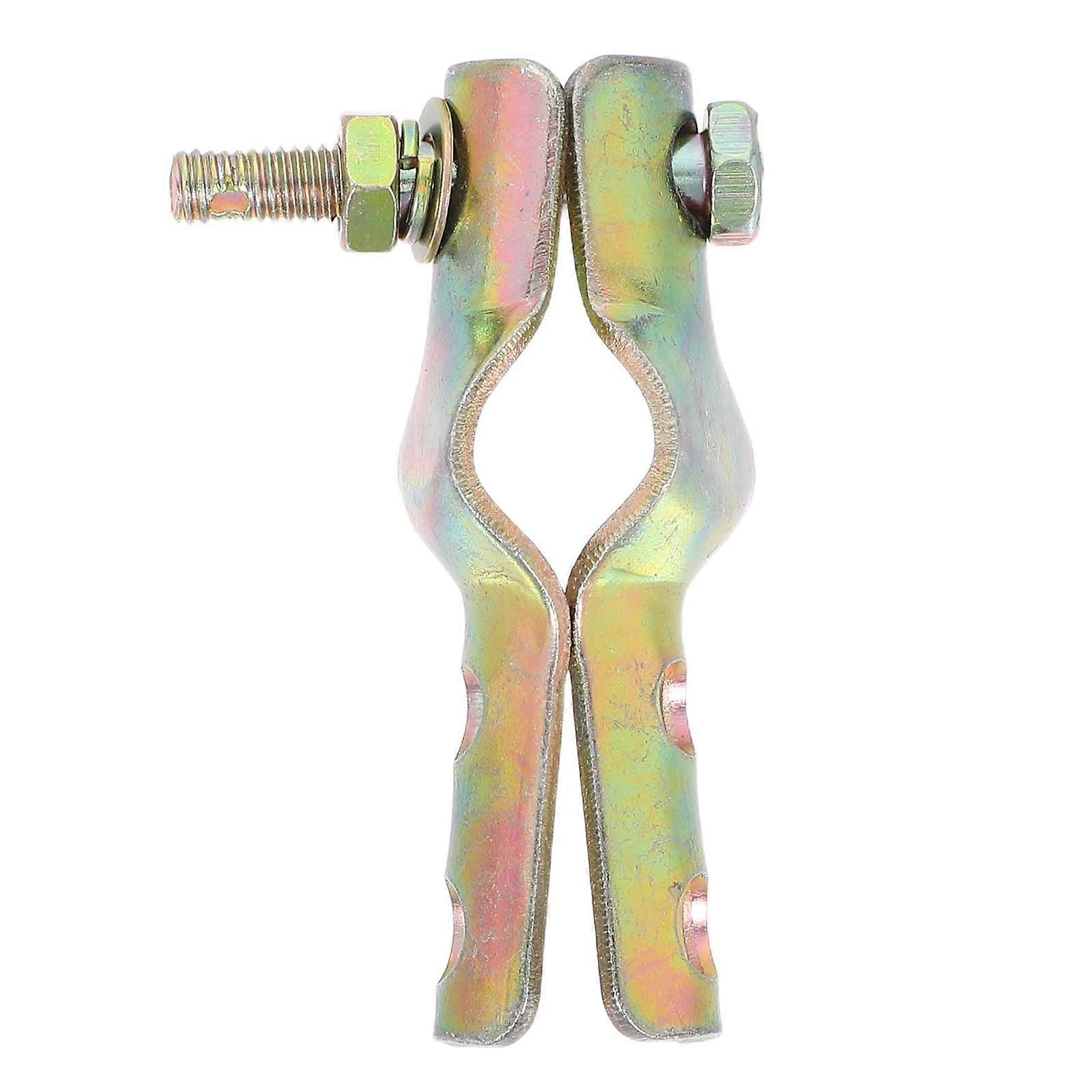 Golden Ceiling Fan Pipe Clip Metal Clamp for Fan Mounting 3Pcs