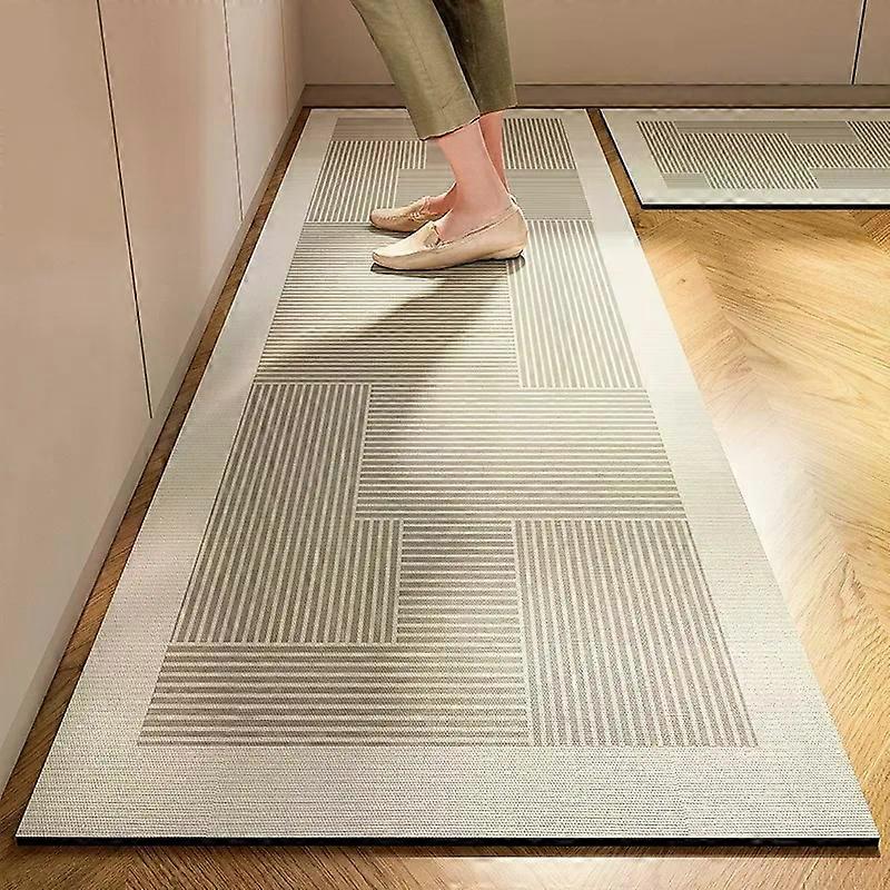 New 1 pc Japanese style soft kitchen diatomite mud floor mat, super anti slip, super absorbent, easy to handle carpet