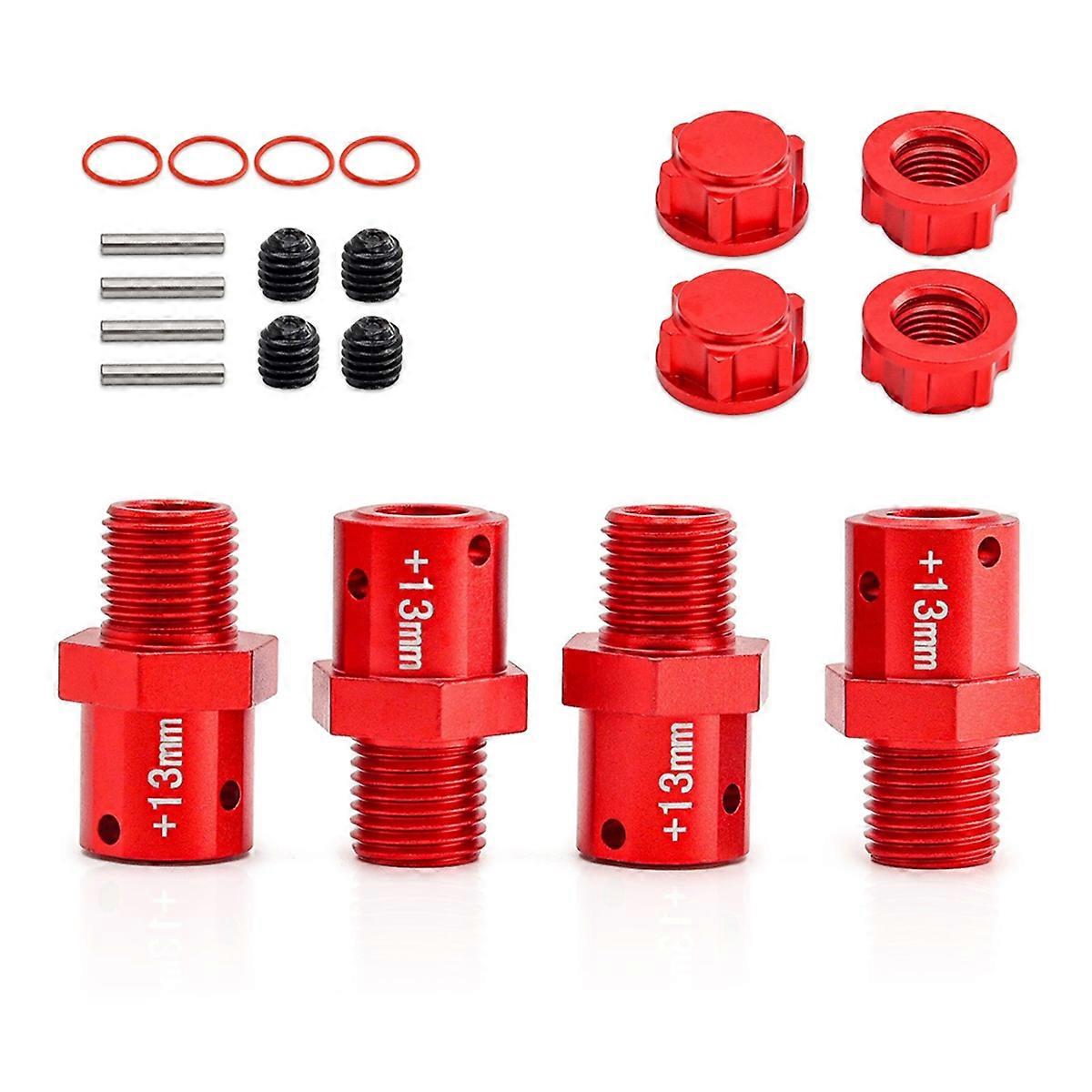 RC Car Upgrade 13mm Connector Kit for Arrma1/8Kraton Red