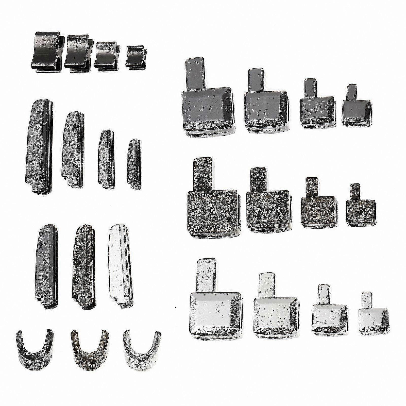Zipper Slider Retainer Inserts with Pins & Stops for Coats and DIY Projects (Sizes 3/5/8/10)