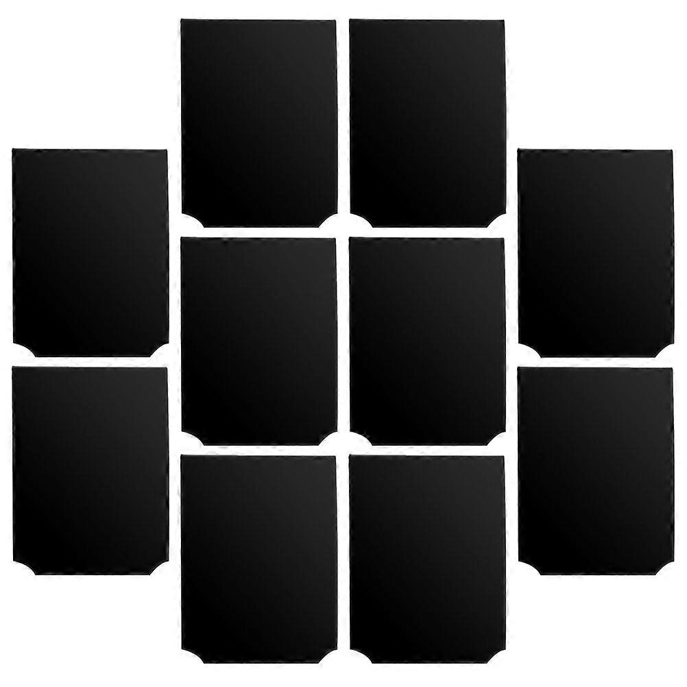 Plastic Label Clip Black Basket Labels Holder for Display Use 30Pcs