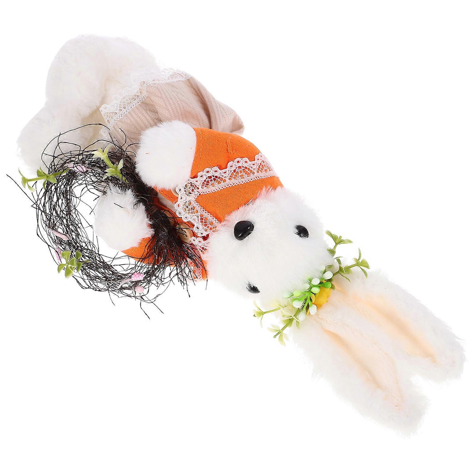 Easter Rabbit Decor Plush Figurine for Home Decoration 3Pcs Set