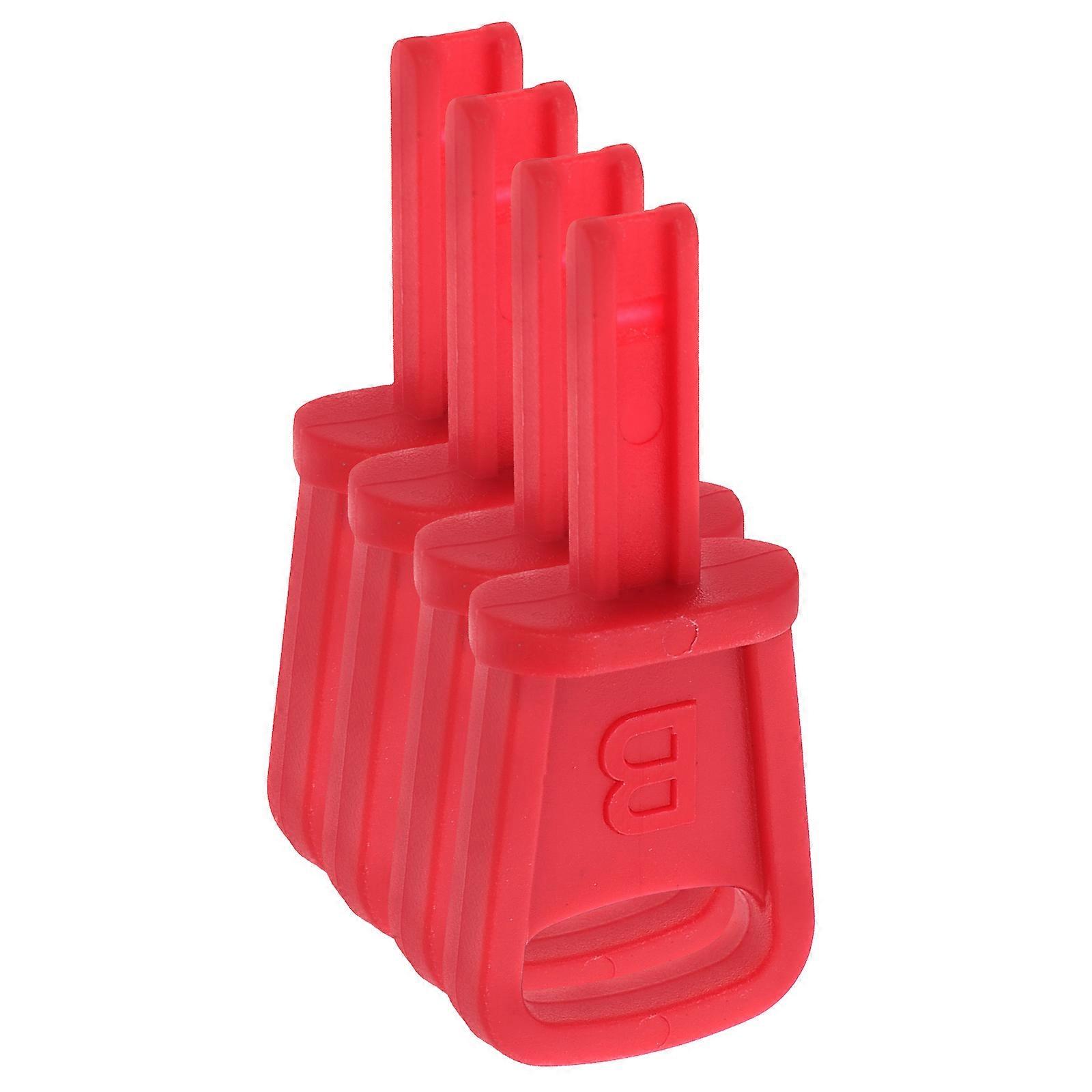 Compact Keys Starting Snow Thrower Accessory Red 4Pcs For Maintenance Workers