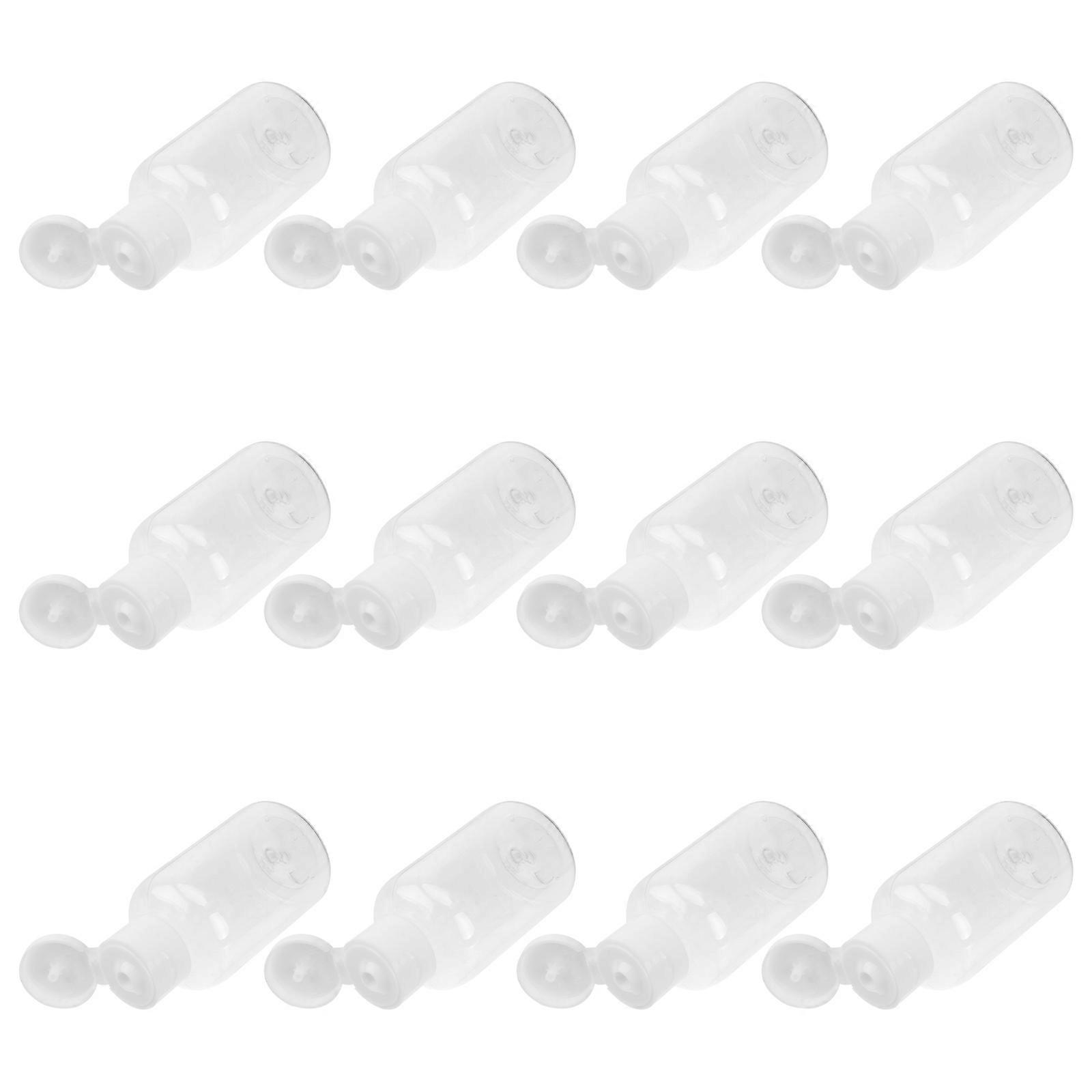 Rectangular 50Ml Plastic Bottle For Liquids And Lotions Including Creams And Gels Perfect For Traveling 24Pcs